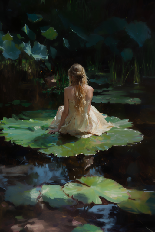 Lily Pond Muse II
