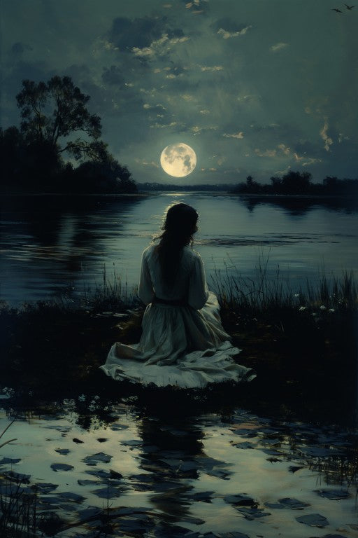 Moonlit Lake Muse II