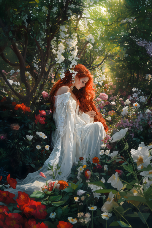 Persephone in Flowers