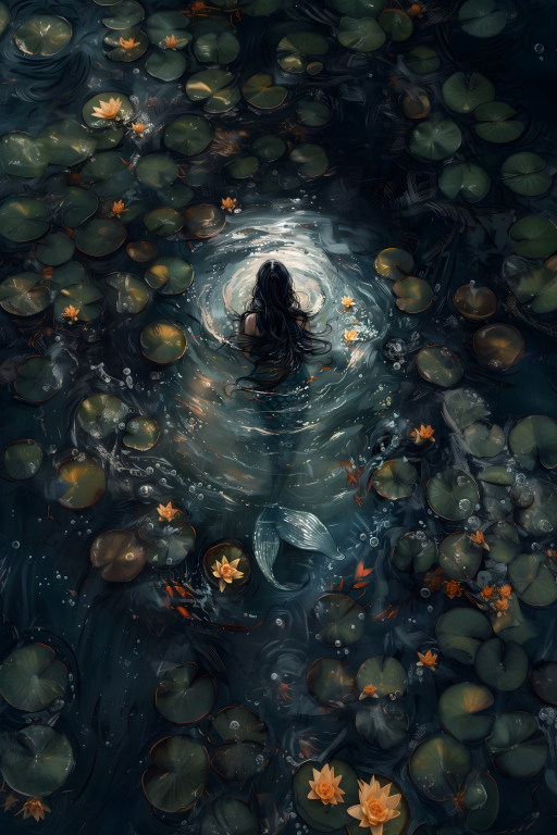 Mermaid in the Pond