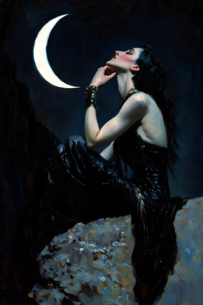 Crescent Moon Gaze