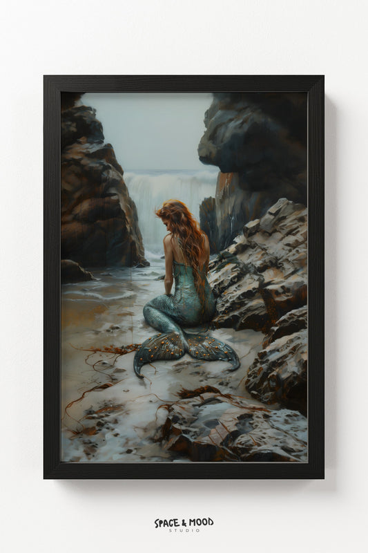 Mermaid on Rocks