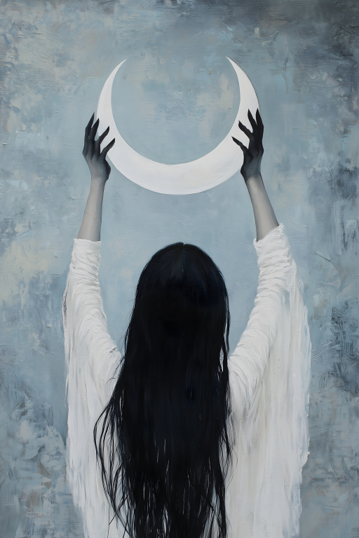 Crescent in Her Hands