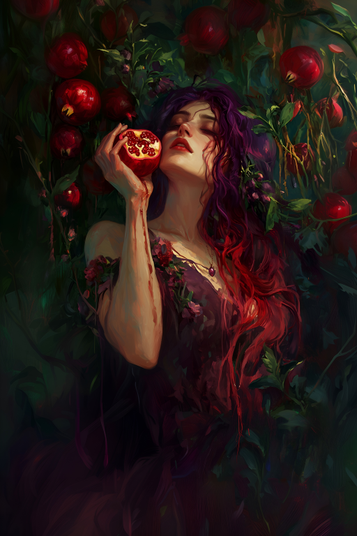 Persephone with Pomegranate II