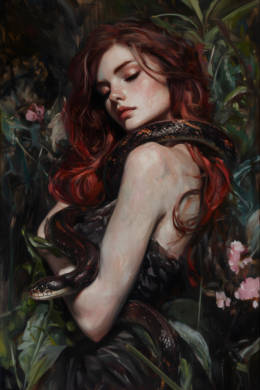 Lilith with Snake