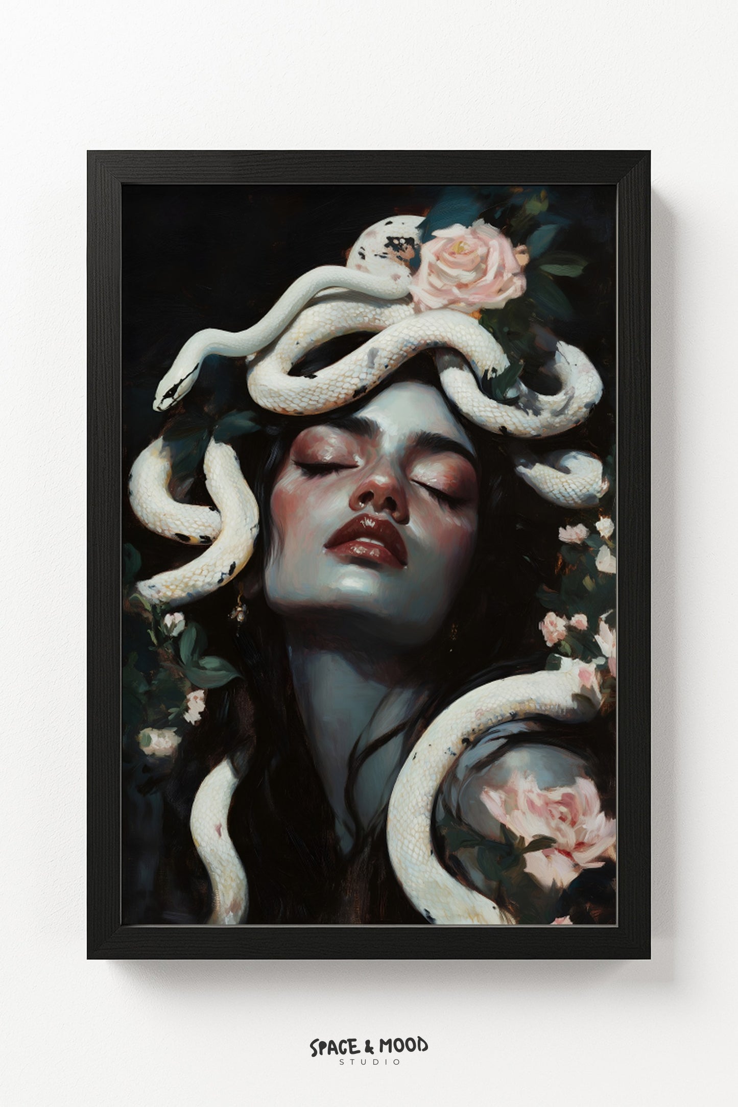 White Snakes Medusa