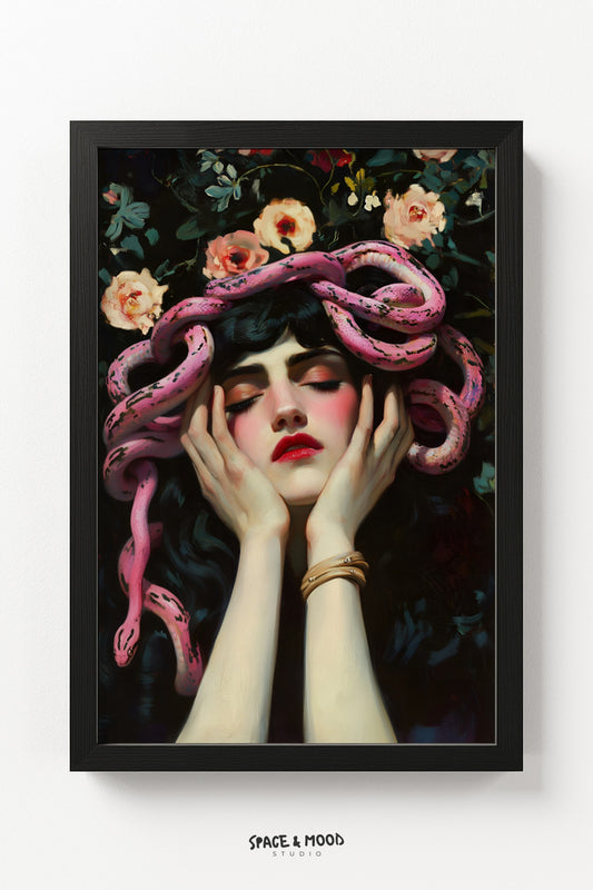 Pink Snake Medusa
