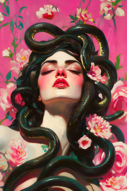 Medusa in Pink II