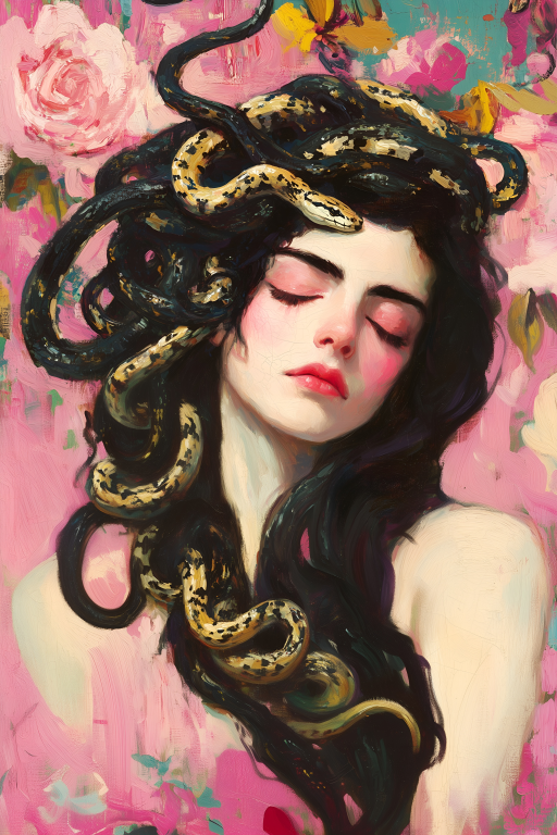 Golden Snake Medusa