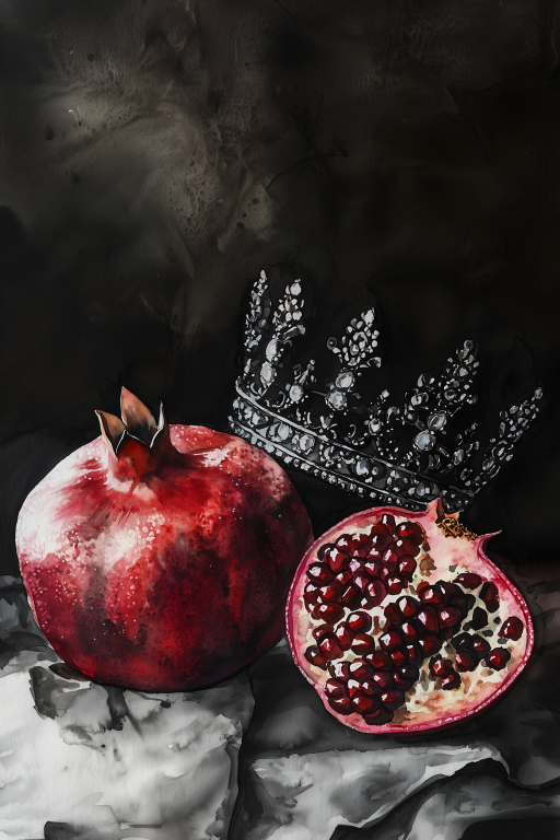 Pomegranate Still Life