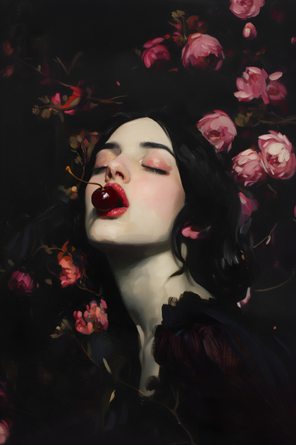 Eating Cherry