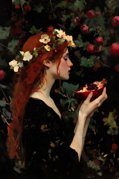 Pomegranate Flower Crown