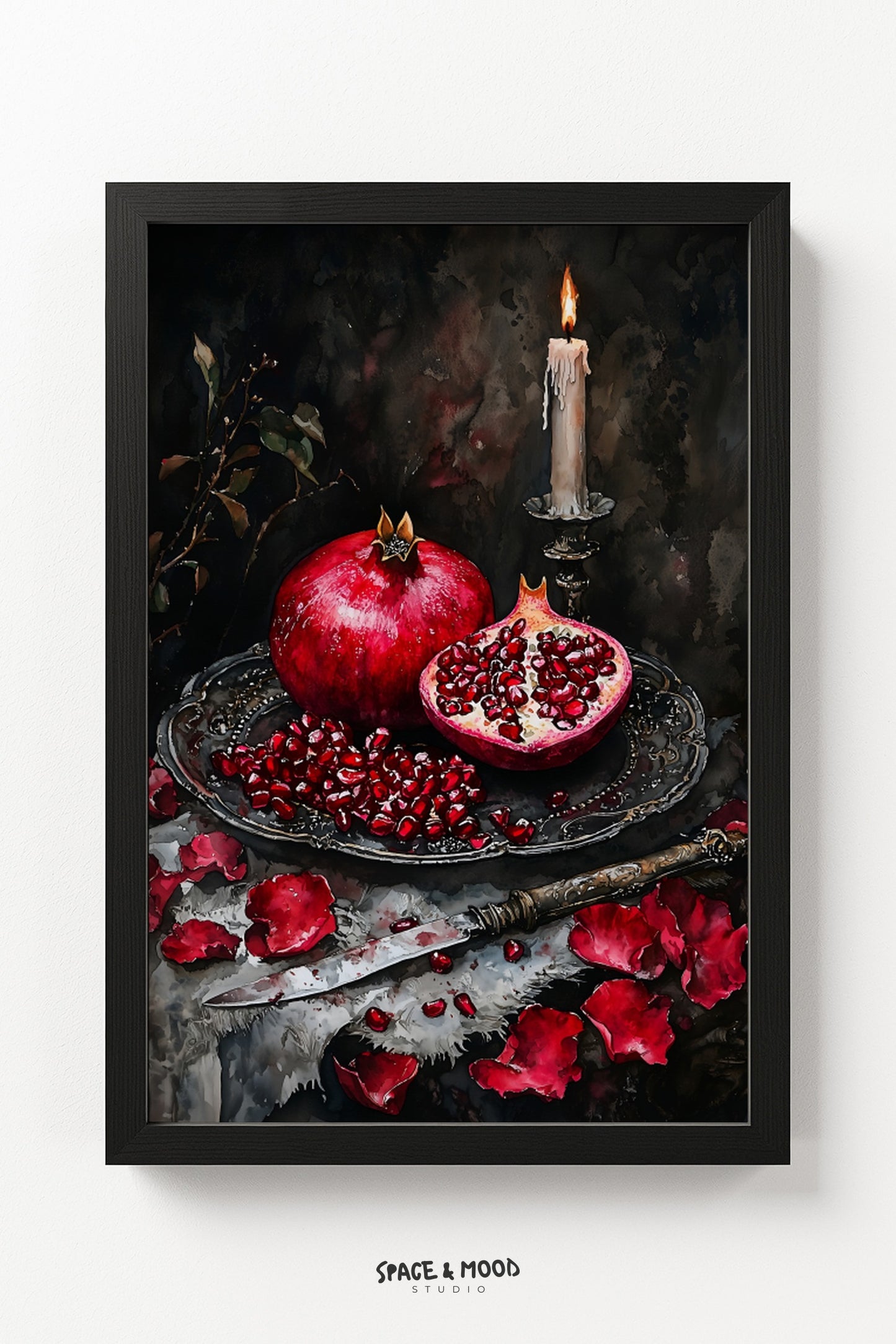 Pomegranate and Candle