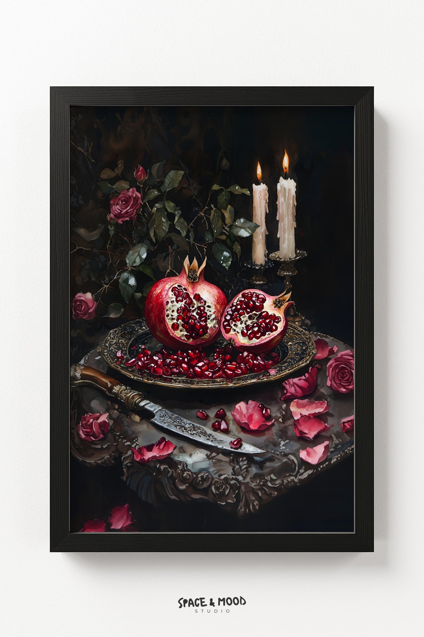 Pomegranate and Candles