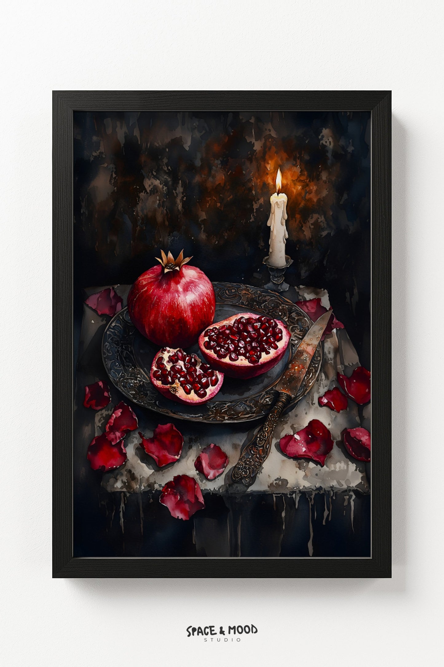 Pomegranate Still Life II