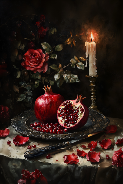 Pomegranate Roses II