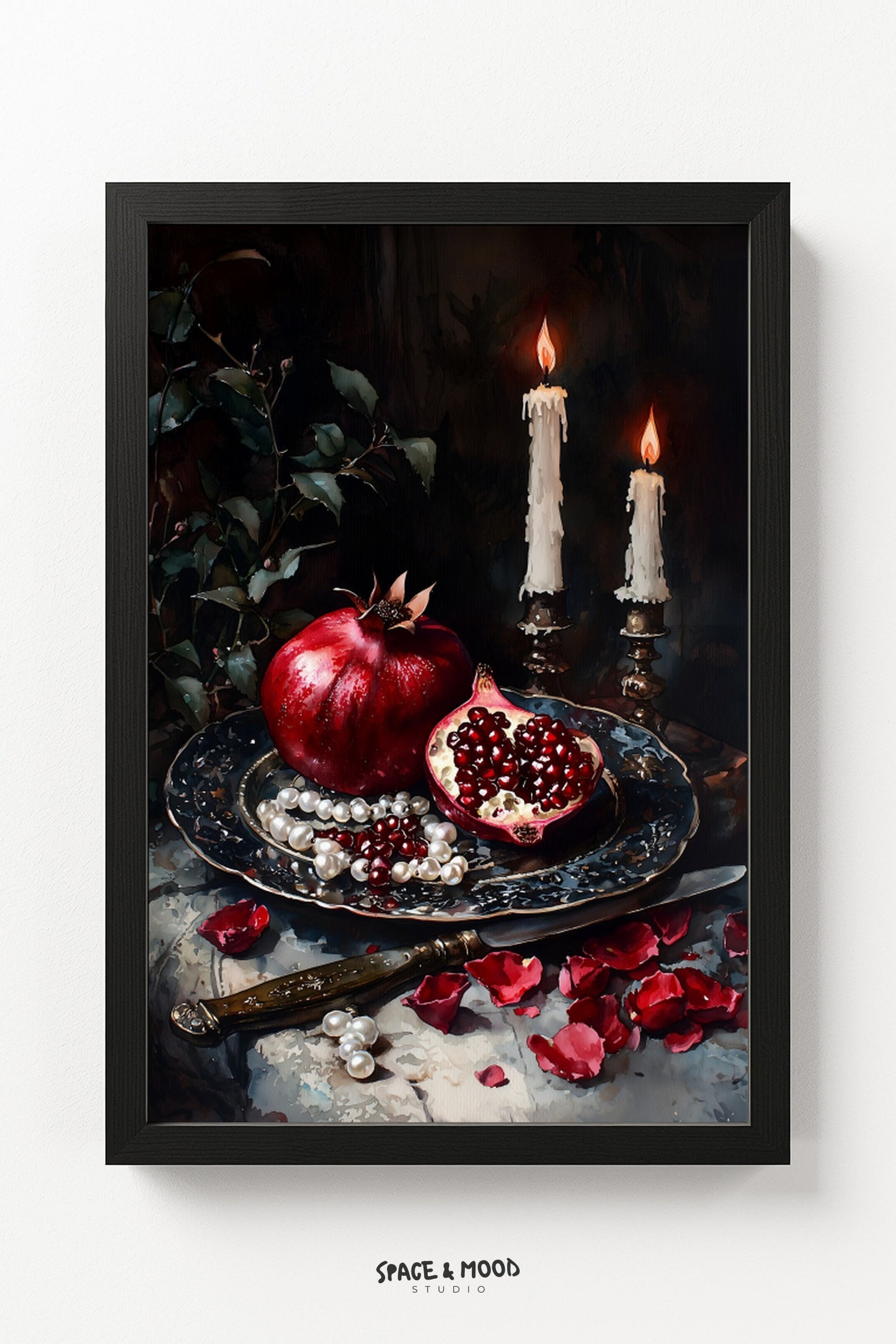 Pomegranate and Candles II