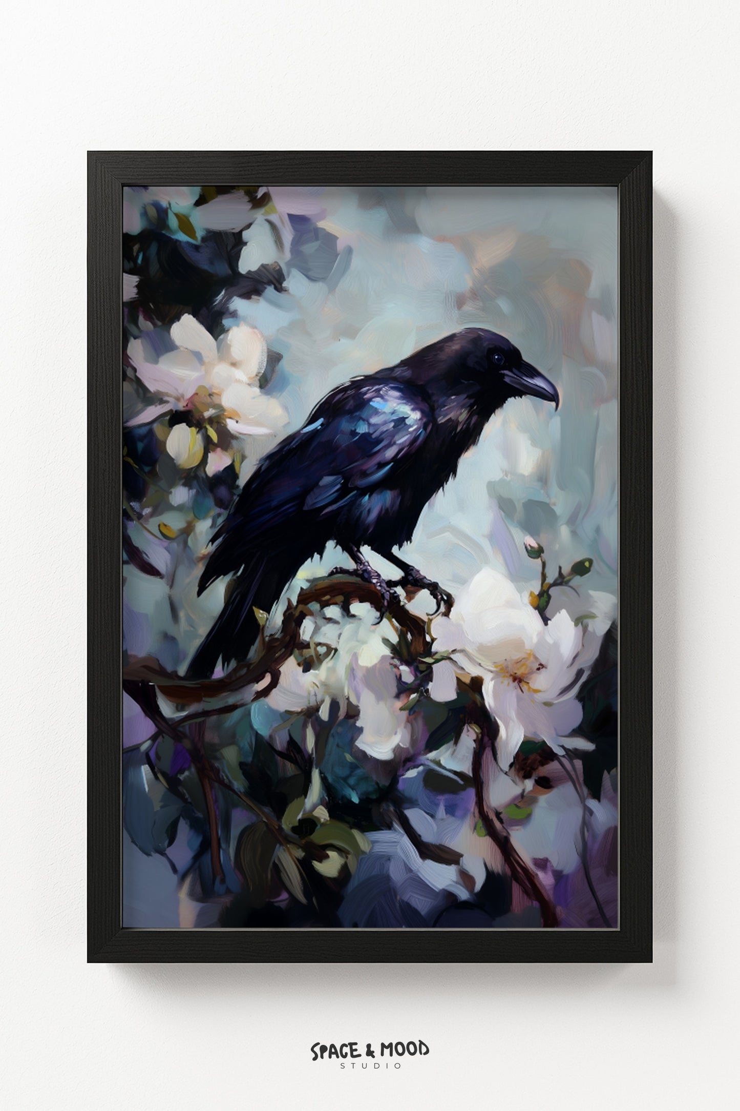 Raven in Bloom
