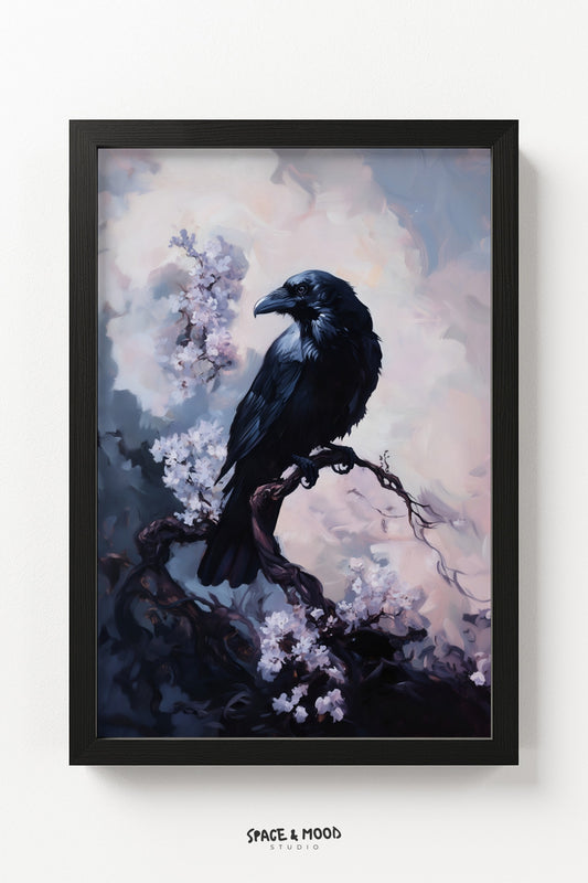 Raven's Floral Branch