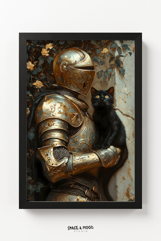 Knight and Black Cat