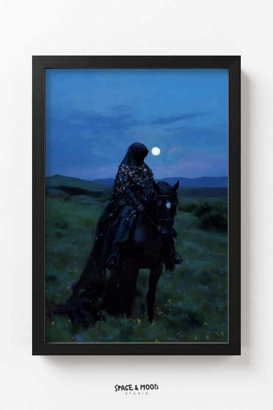 Black Horse at Dusk