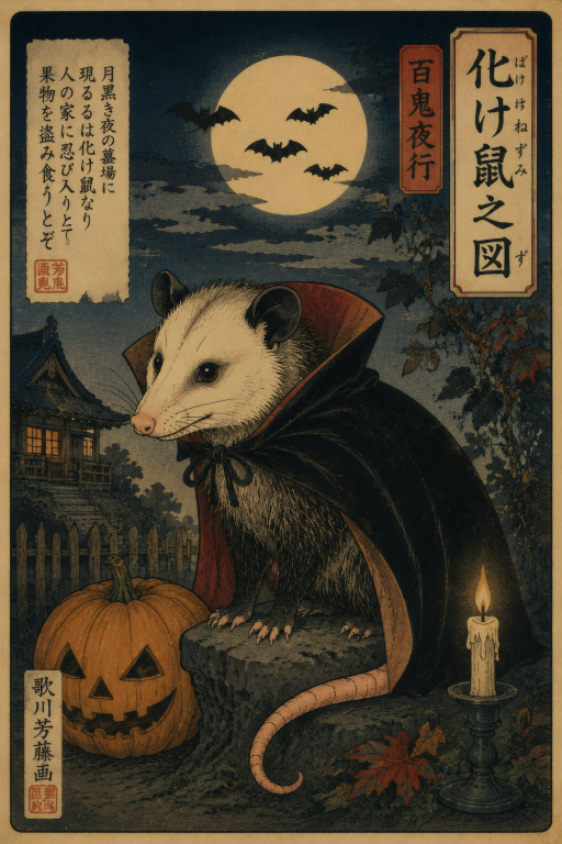 Halloween Opossum