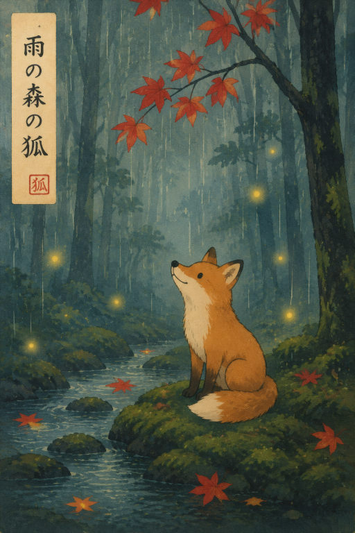 Fox Autumn Forest