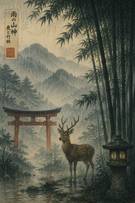 Deer Bamboo Forest