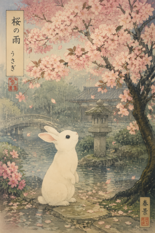 Rabbit Cherry Blossom