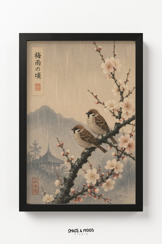 Sparrow Plum Blossom