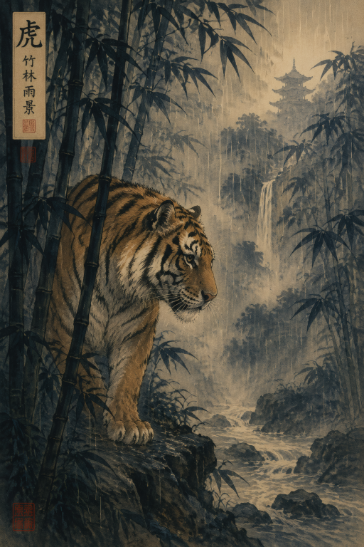 Tiger Bamboo Forest