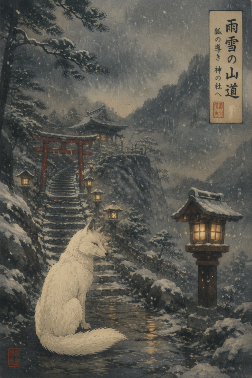 White Fox Snow Temple
