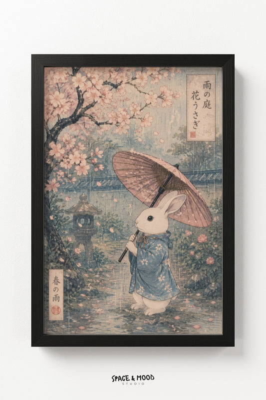 Rabbit Umbrella Rain