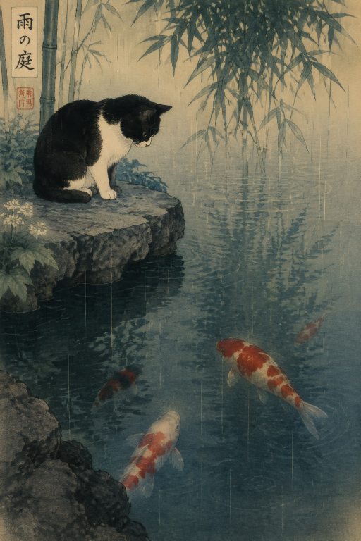 Cat Koi Pond