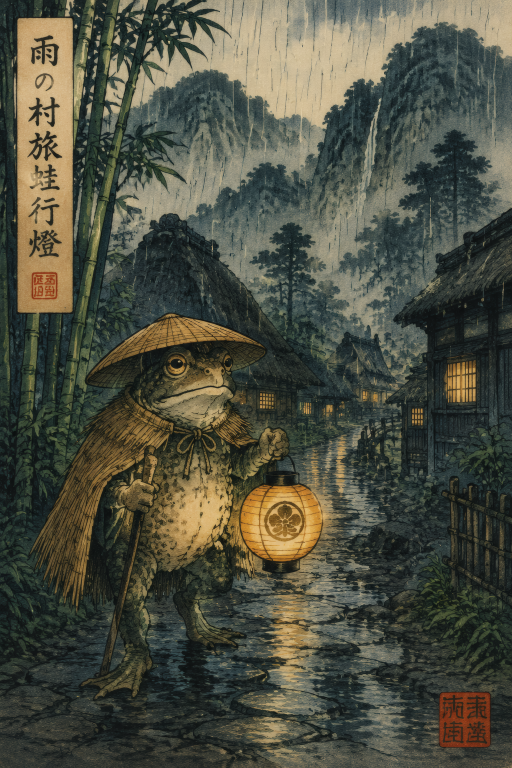 Traveler Frog Rain
