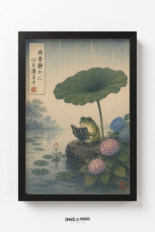 Frog Lotus Reading