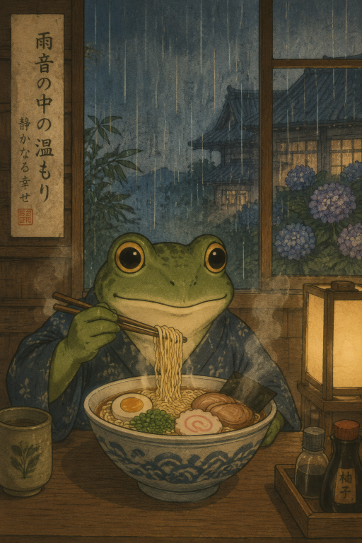 Frog Ramen Window