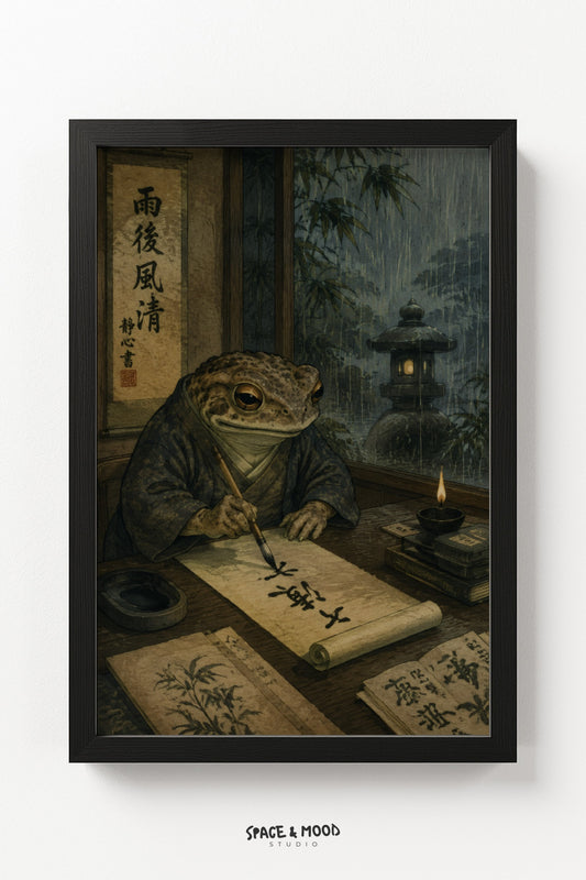 Frog Calligraphy