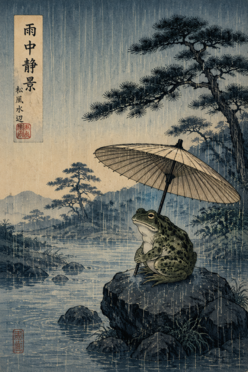 Frog Rain Umbrella
