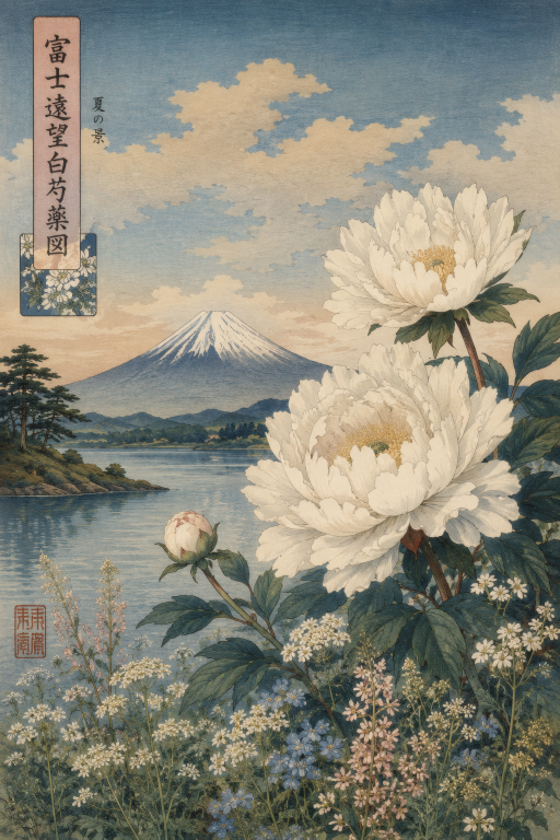 Peony Mount Fuji