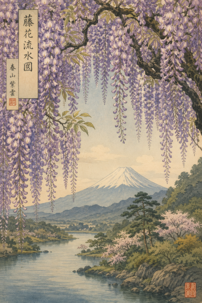 Wisteria River Fuji