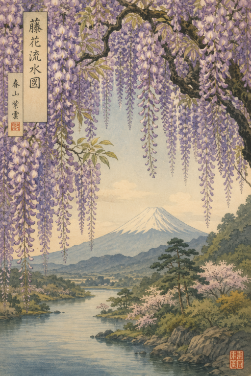 Wisteria River Fuji