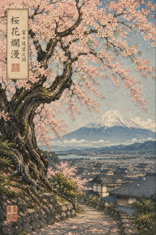Cherry Blossom Fuji
