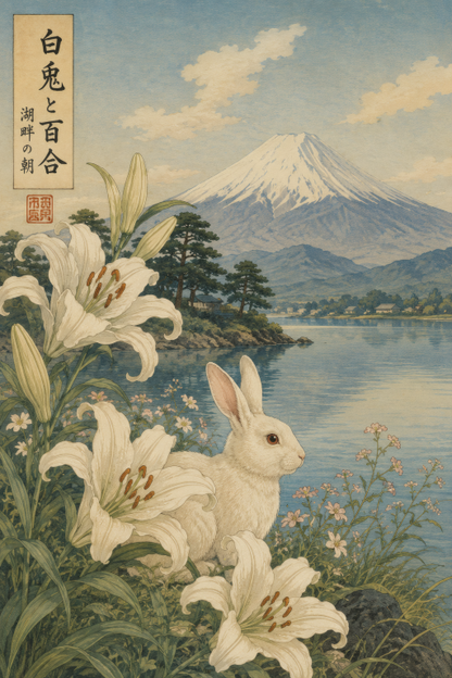 White Rabbit Lily Fuji