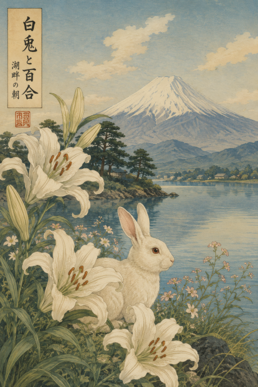 White Rabbit Lily Fuji