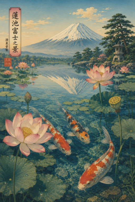 Koi Lotus Fuji