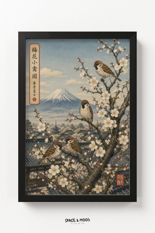 Sparrow Plum Blossom II