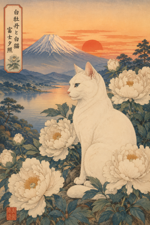 White Cat Peonies