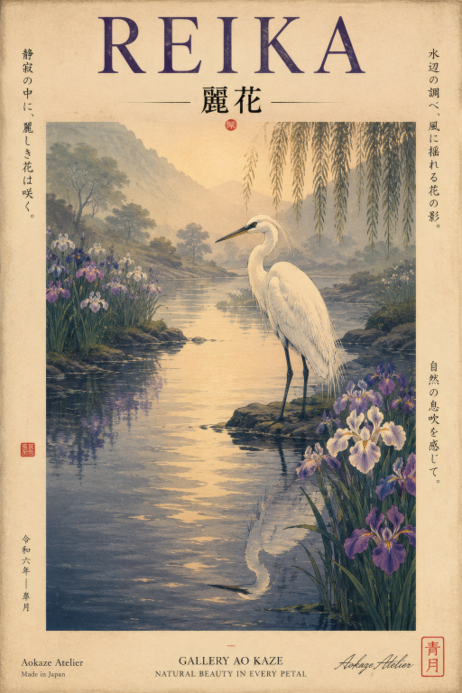 Reika Heron Poster