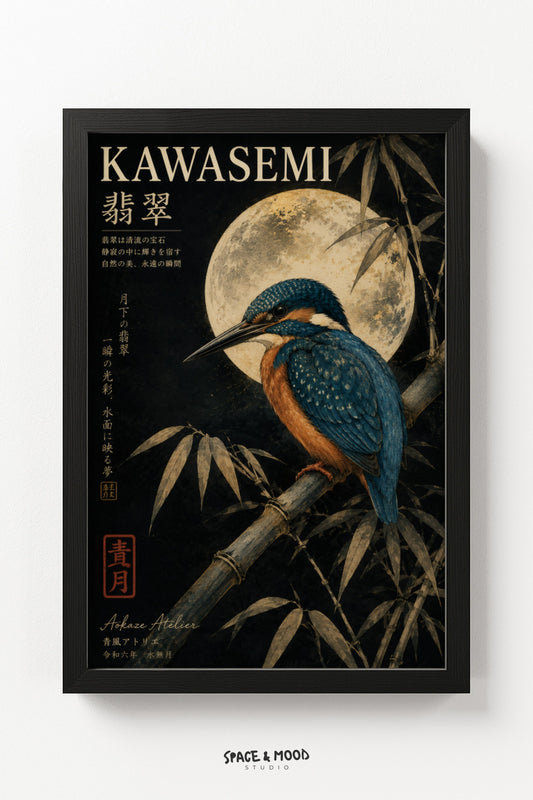 Kingfisher Moon Night